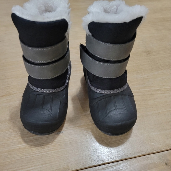 Morendl Toddler Snow Boots Size 6c Winter Boots Waterproof Outdoors Warm - Picture 3 of 11